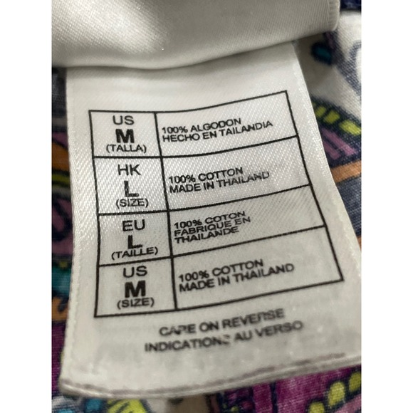 Disney Parks Paisley Mickey Mouse Lounge Pants Women's Size M Multicolor Cotton - Picture 4 of 10